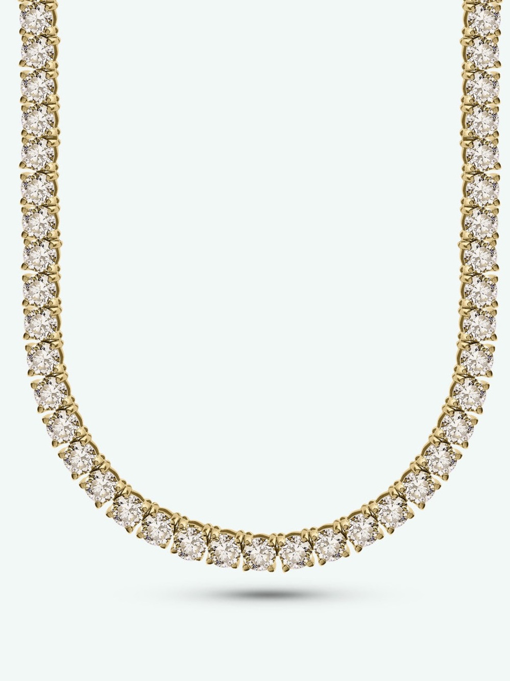 18k 72ct Tennis Necklace